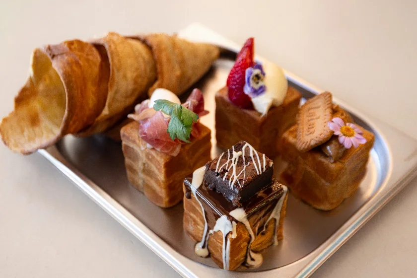 Croissant cubes and cones