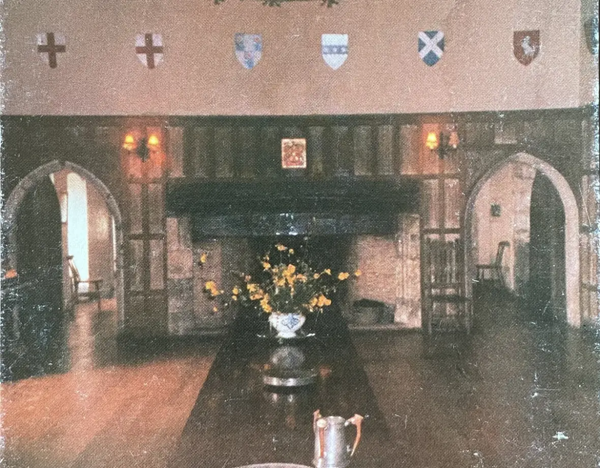 The Great Hall (colour postcard) — Lympne Castle, c. 1960-1975
